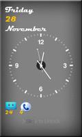 Screen Lock Analog Clock پوسٹر