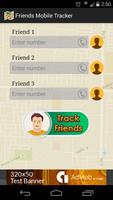 برنامه‌نما Friends mobile number tracker عکس از صفحه