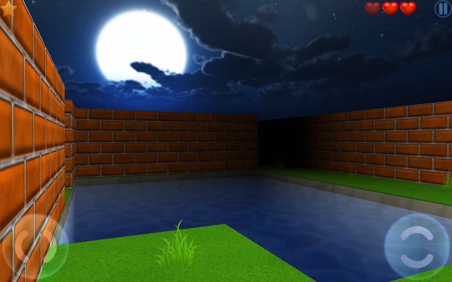 3d demo. Dungeon Maze Room Pixel 3d.
