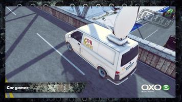 OB Vans Broadcast Racing Game – Free 3D Game captura de pantalla 1