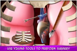Viking Bone Doctor: Caveman Operate Now Hospital captura de pantalla 3
