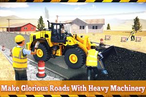Real Road Construction Simulator - Bagger Spiele Screenshot 2