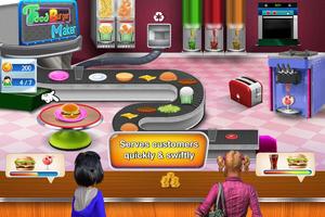 أعلى برغر محاكي: Meal Maker & Burger World تصوير الشاشة 1