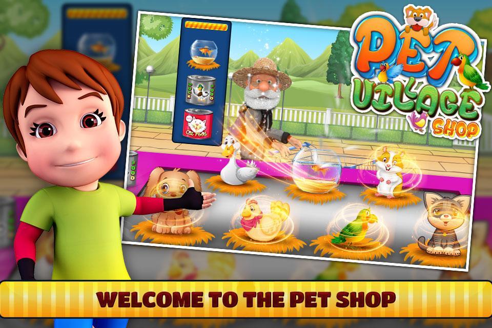 Android 用の My Pet Village Farm ペットショップゲーム ペットゲーム Apk をダウンロード