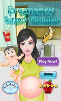 Pregnant Mommy Surgery Doctors Cartaz