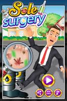 唯一の手術：仮想足手術手術ゲーム ポスター
