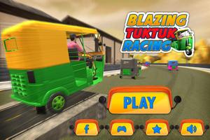 Blazing Tuk Tuk Racing Affiche