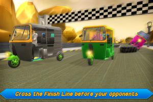 Blazing Tuk Tuk Racing capture d'écran 1