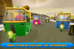 Blazing Tuk Tuk Racing capture d'écran 3