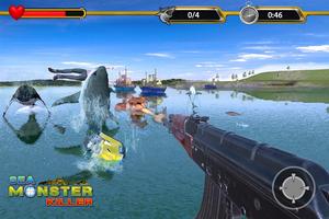 Extreme Sea Monster Killer 3D imagem de tela 3