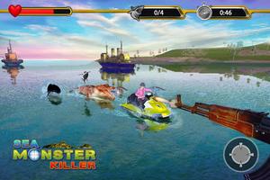 Extreme Sea Monster Killer 3D ảnh chụp màn hình 1