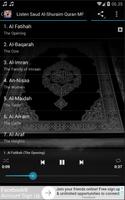 Saud Al Shuraim Quran MP3 اسکرین شاٹ 1