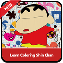 Learn Coloring Character Crayon Shin chan APK