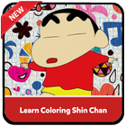 Learn Coloring Character Crayon Shin chan иконка