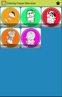 1 Schermata Learn Coloring Character Crayon Shin chan