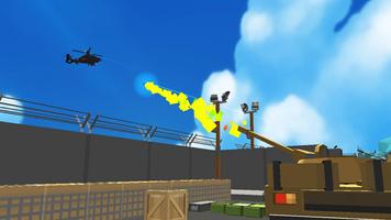 Blocky Helicopter Strike capture d'écran 1