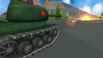 Blocky Tank War capture d'écran 1