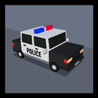 Blocky Police Parking icône