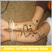 Conception de tatouage de couple