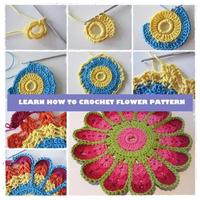DIY Flower Crochet Tutorial poster