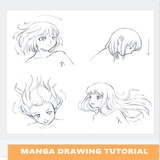 ikon Tutorial Menggambar Manga