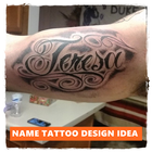 آیکون‌ Name Tattoo Design Idea