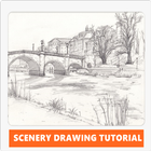 Natural Scenery Drawing آئیکن