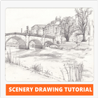 Natural Scenery Drawing icon