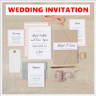 Thiết kế lời mời đám cưới biểu tượng