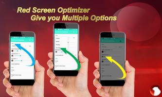Красный Optimizer экрана постер