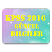 KPSS Güncel Bilgiler 2017