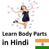 Learn Body Parts in Hindi icono