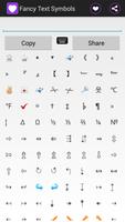 Fancy Text Symbols captura de pantalla 2