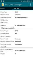 SIM Card Manager Screenshot 1