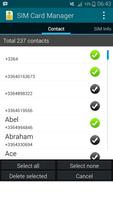 SIM Card Manager capture d'écran 3