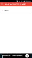 CBSE MATHS FOR CLASS 5 الملصق