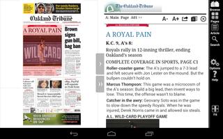 Oakland Tribune e-Edition screenshot 3