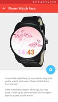Flowers Watch Face تصوير الشاشة 1