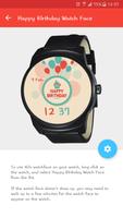 Happy Birthday Watch Face الملصق