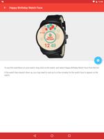 Happy Birthday Watch Face تصوير الشاشة 2