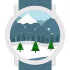 Winter Landscape Watch Face icône