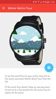 Winter Landscape Watch Face الملصق
