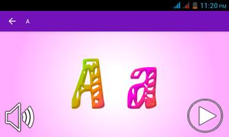 ABC learning with ABC song capture d'écran 2