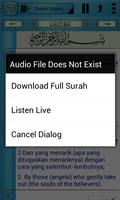 Holy Quran (Malay) Live Audio imagem de tela 3