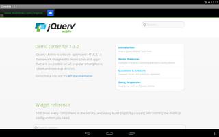 jQuery mobile 1.3.2 Demos&docs syot layar 1