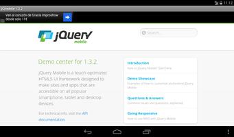 jQuery mobile 1.3.2 Demos&docs capture d'écran 2