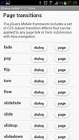 jQuery mobile 1.1.1 Demos&docs capture d'écran 1