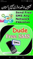 DudeSMS Send Free SMS الملصق