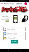 DudeSMS Send Free SMS تصوير الشاشة 1