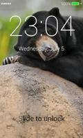 Bear Nice Lock Screen Pro اسکرین شاٹ 1